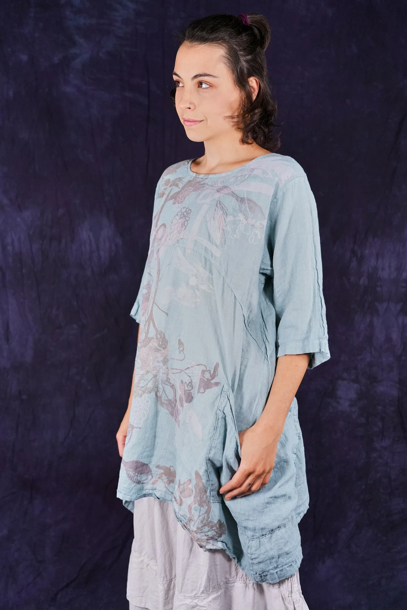 2270 Linen Urchin Tunic Early Sky-P