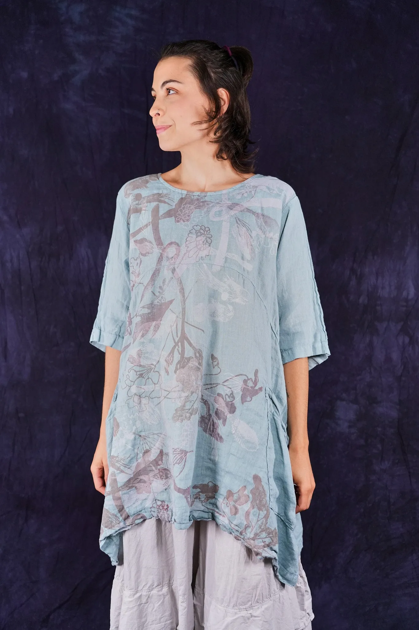 2270 Linen Urchin Tunic Early Sky-P