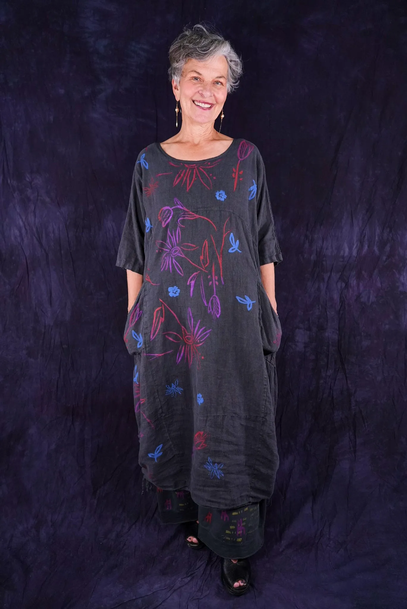 7221 Lucky Linen Dress Ironworks-P