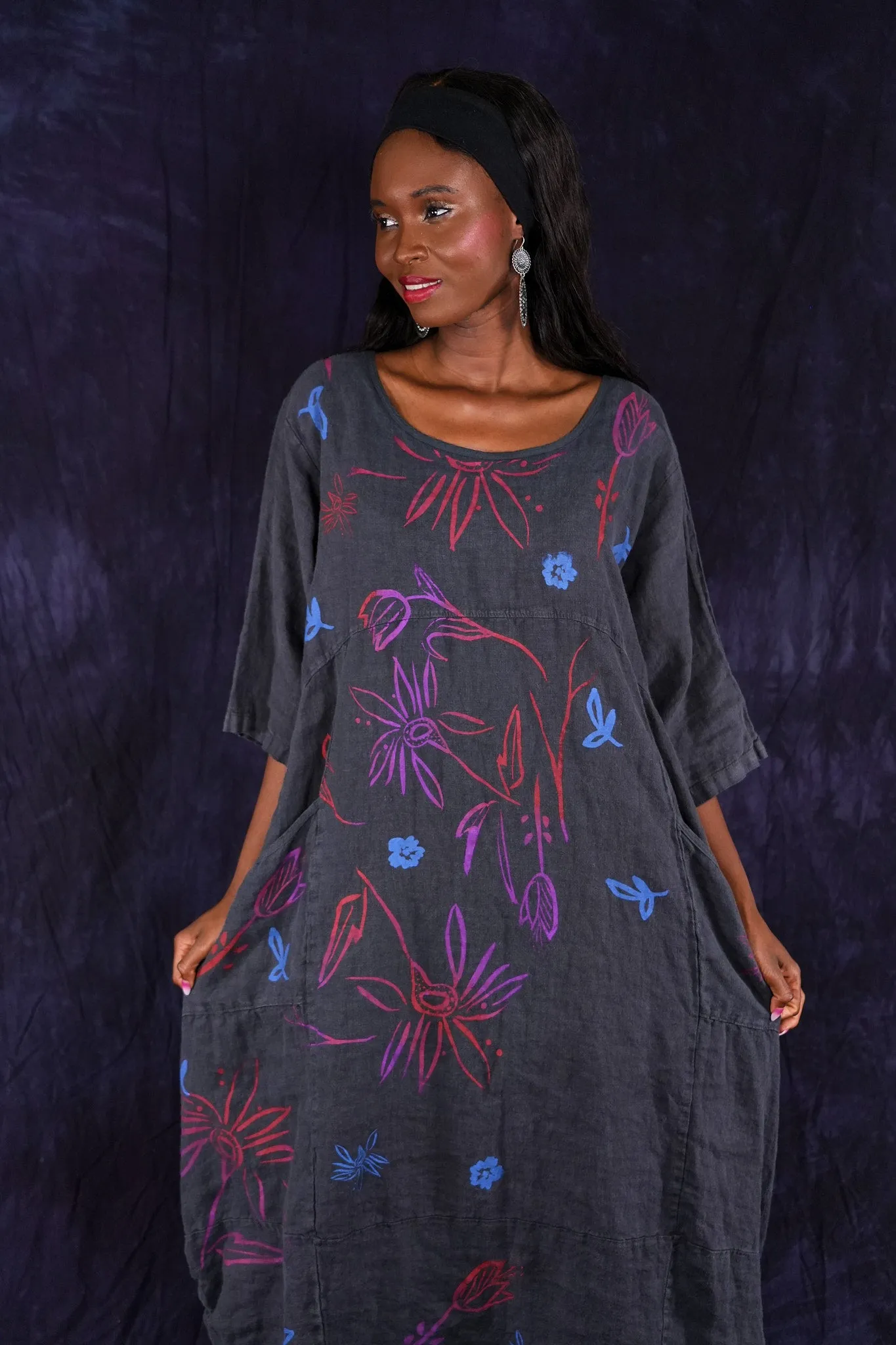7221 Lucky Linen Dress Ironworks-P