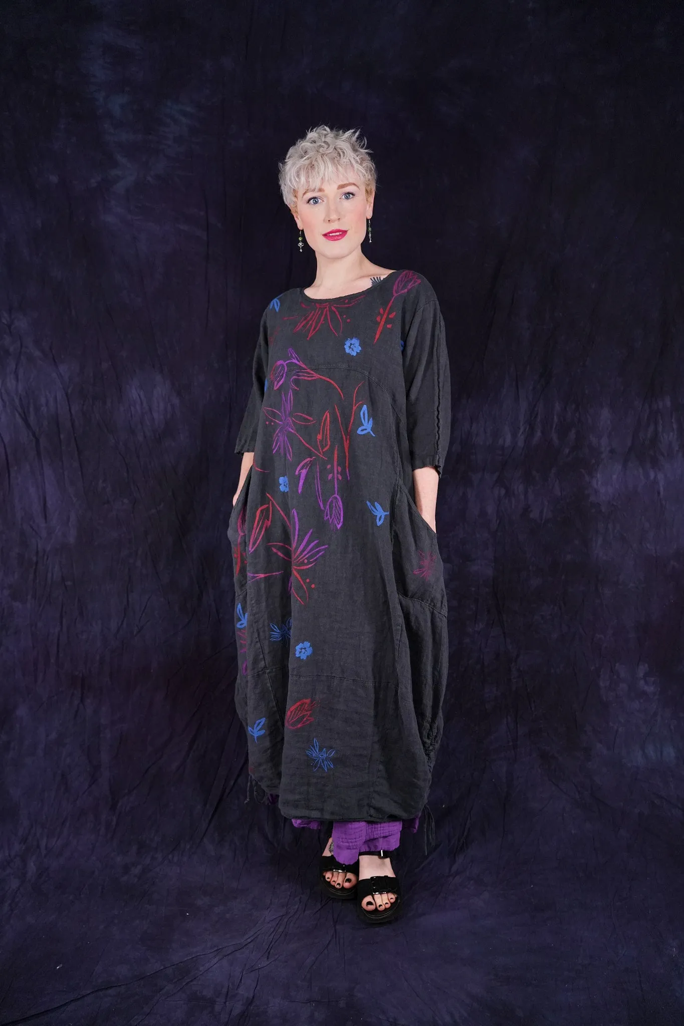 7221 Lucky Linen Dress Ironworks-P