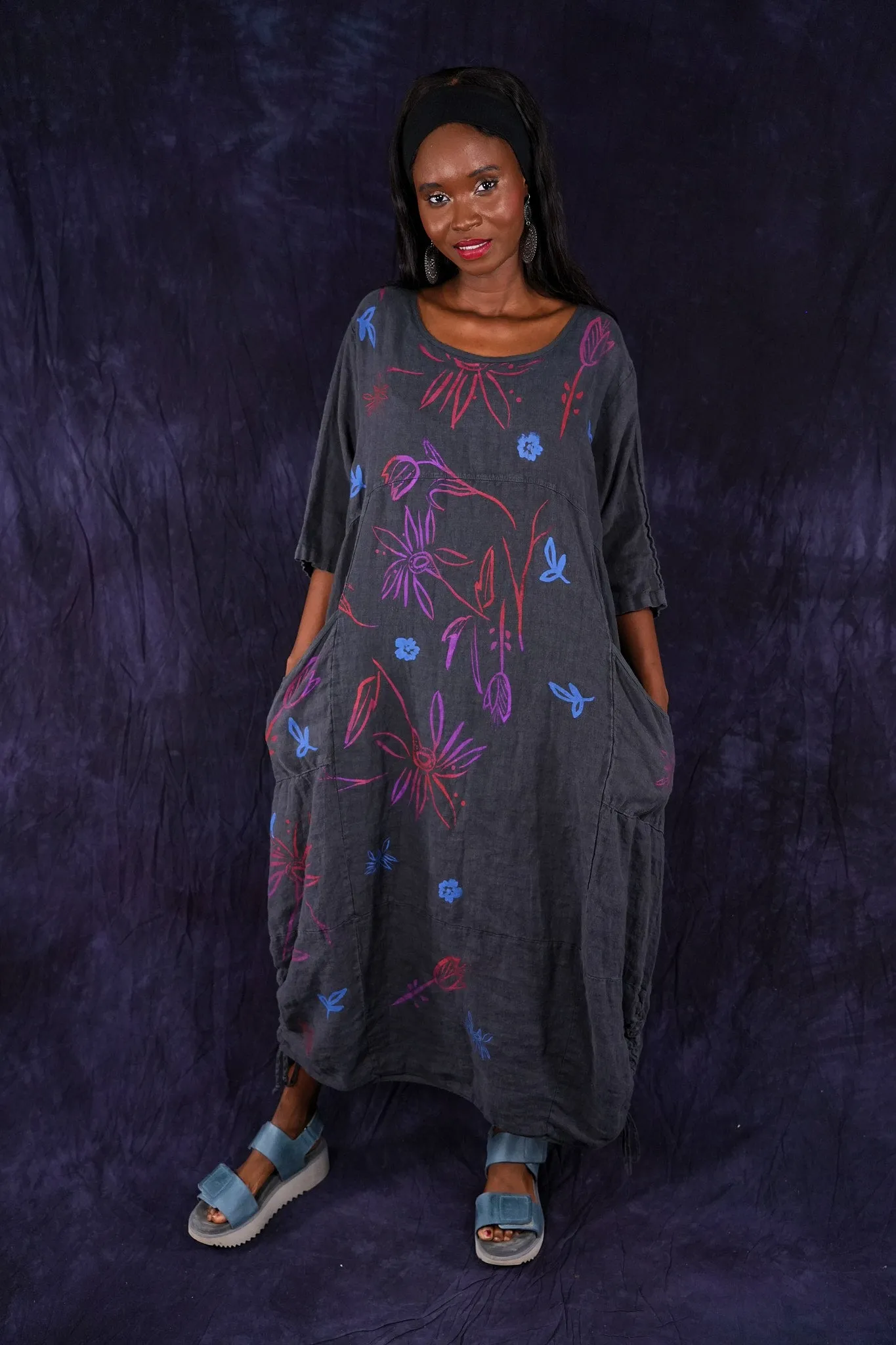 7221 Lucky Linen Dress Ironworks-P