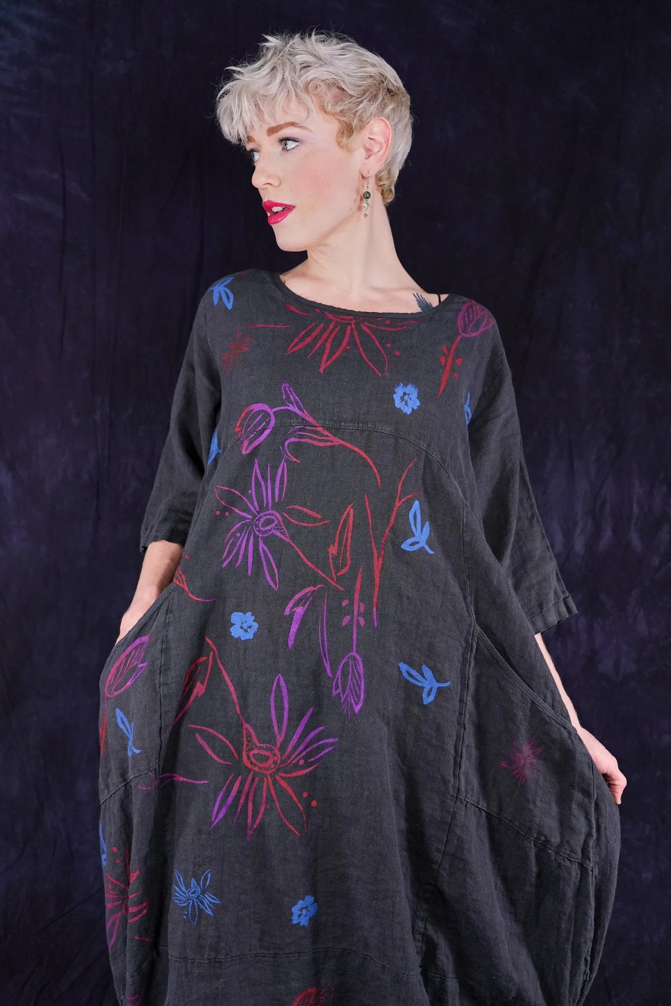 7221 Lucky Linen Dress Ironworks-P