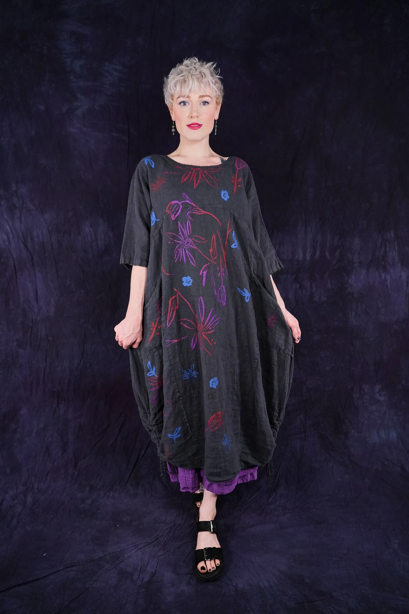 7221 Lucky Linen Dress Ironworks-P