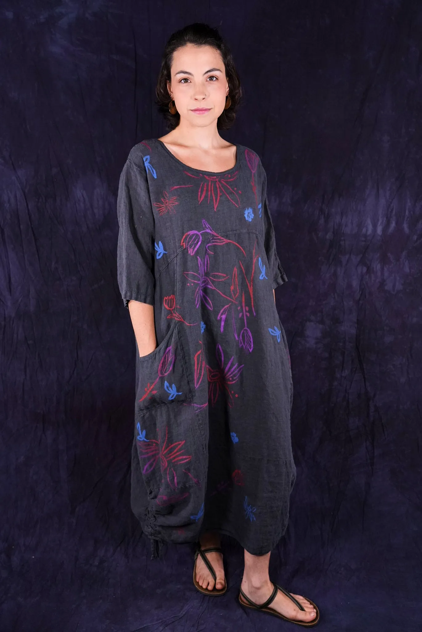 7221 Lucky Linen Dress Ironworks-P