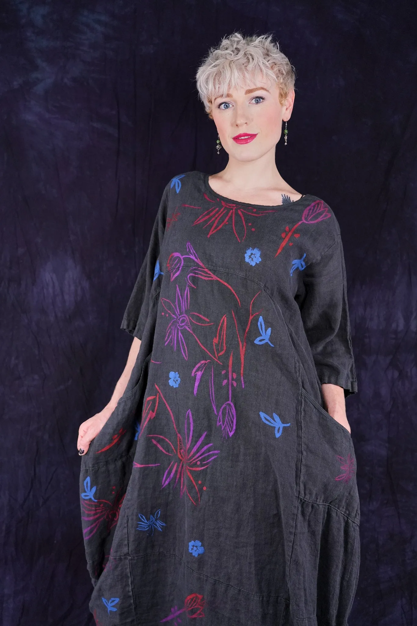 7221 Lucky Linen Dress Ironworks-P