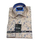 880288 Beige Floral Slim Shirt