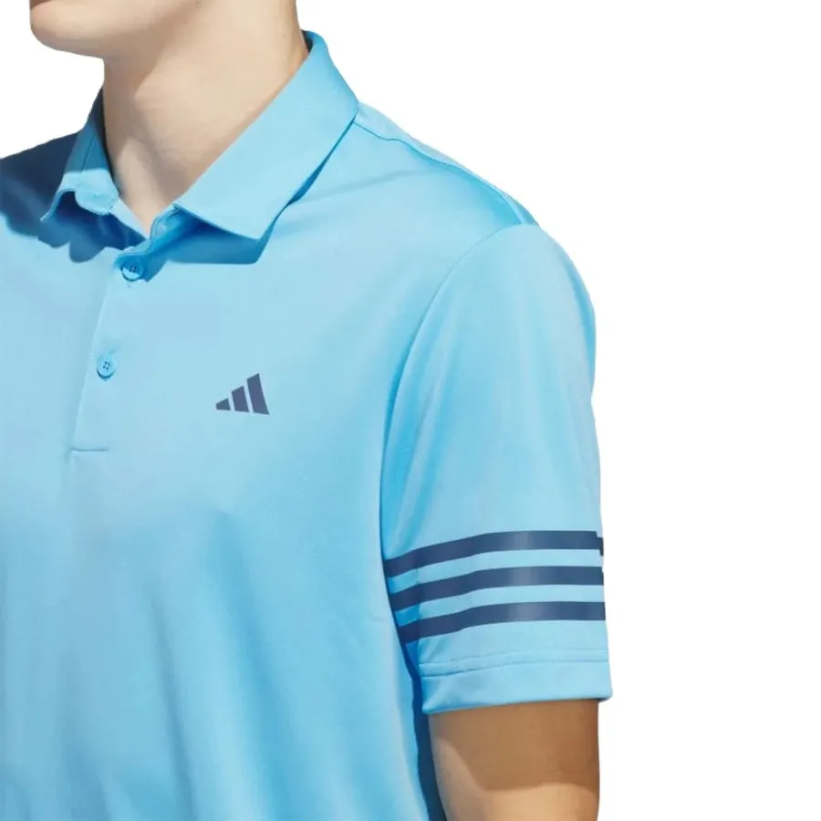 Adidas 3-Stripes Polo Shirt - Blue