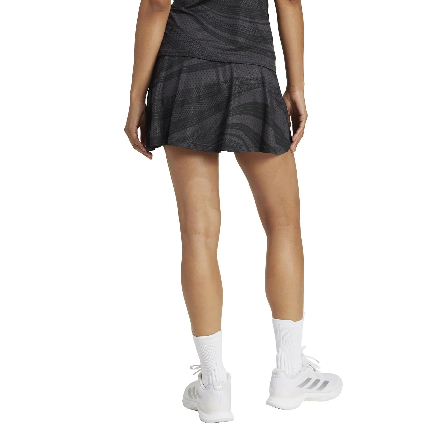 ADIDAS Womens Club Graphic Badminton Skirt - Black