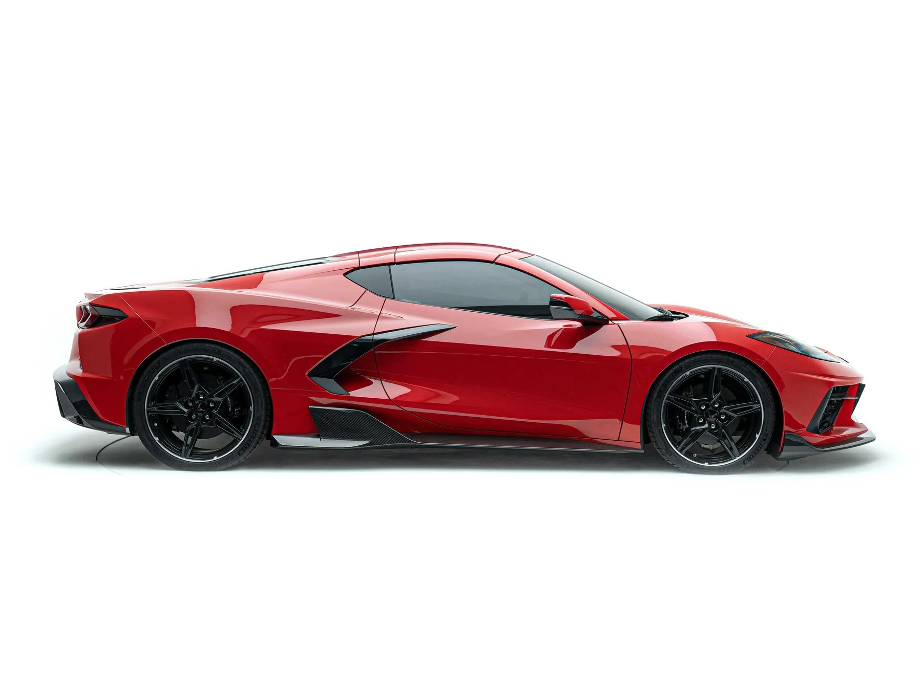 ADRO C8 Corvette Carbon Side Skirt Set