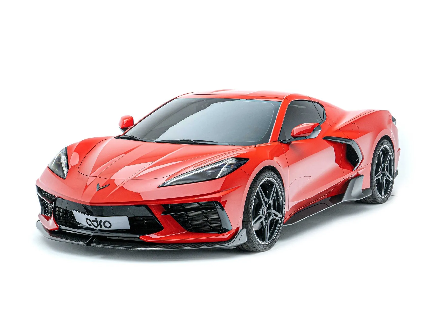 ADRO C8 Corvette Carbon Side Skirt Set