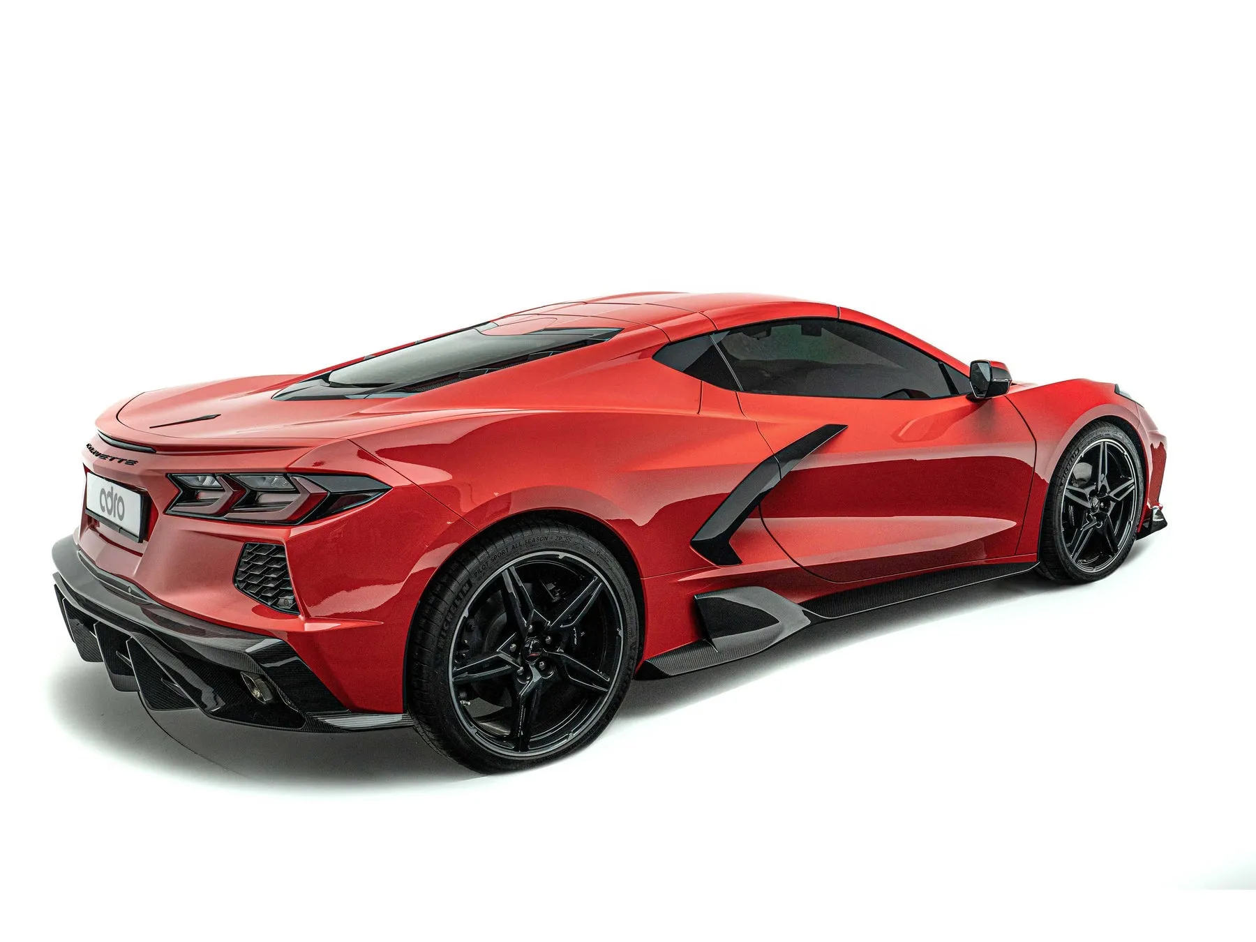 ADRO C8 Corvette Carbon Side Skirt Set