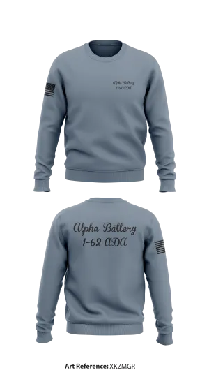 Alpha Battery 1-62 ADA Store 1 Core Men's Crewneck Performance Sweatshirt - XkZMGR