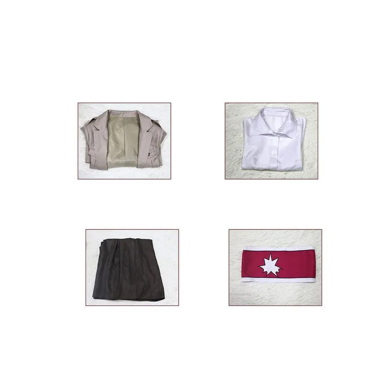 Anime Attack on Titan 4 Season Warrior Unit Pieck Finger Fullset Cosplay Costumes