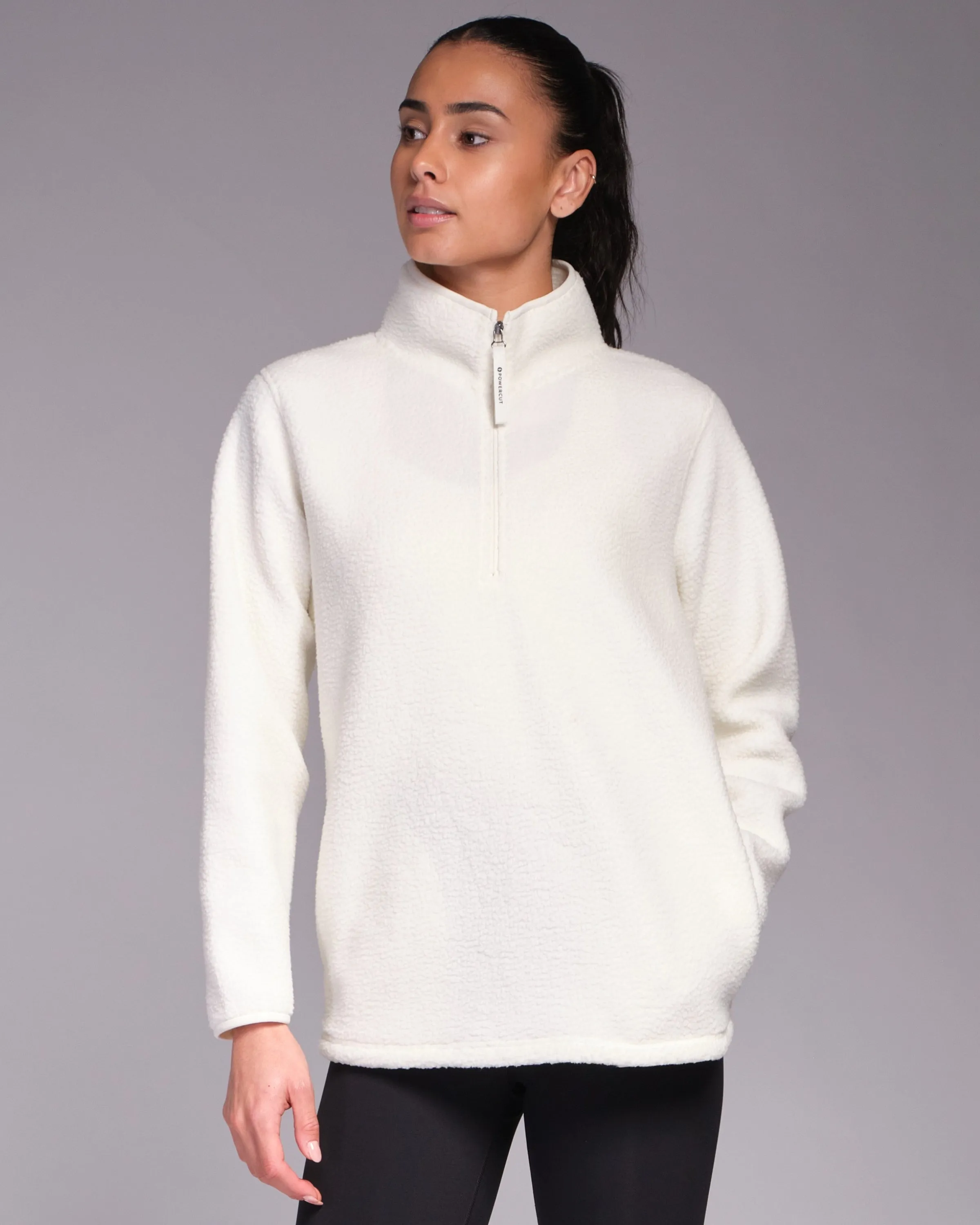 Ascend 1/4 Zip Fleece Marshmallow
