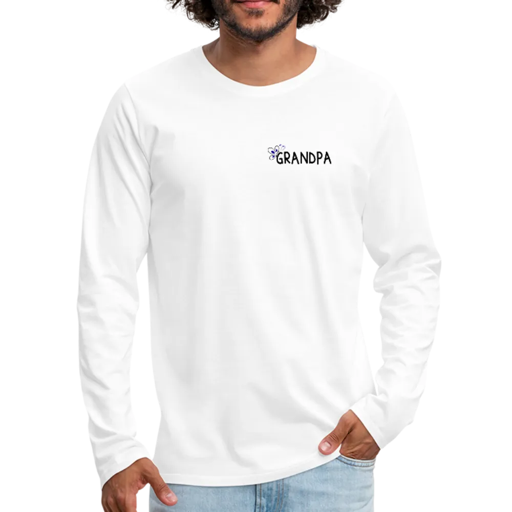 Being a Grandpa Makes My Life Complete Men's Premium Long Sleeve T-Shirt
