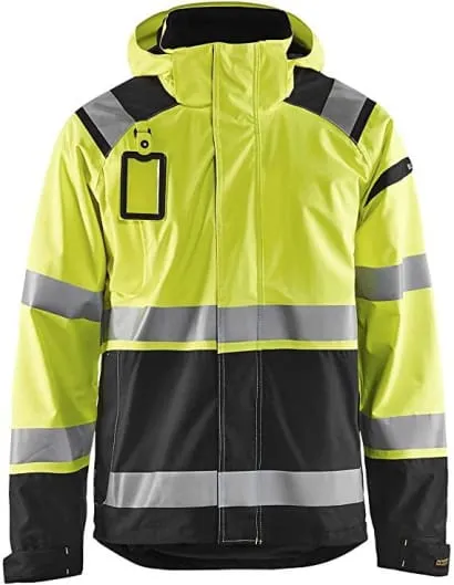 Blaklader High Visibility Waterproof Softshell Jacket Mesh Lined - 4987