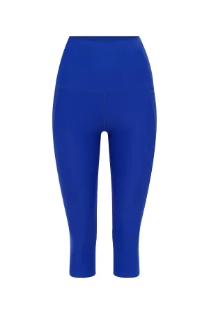 Blue Walaga Capri Leggings