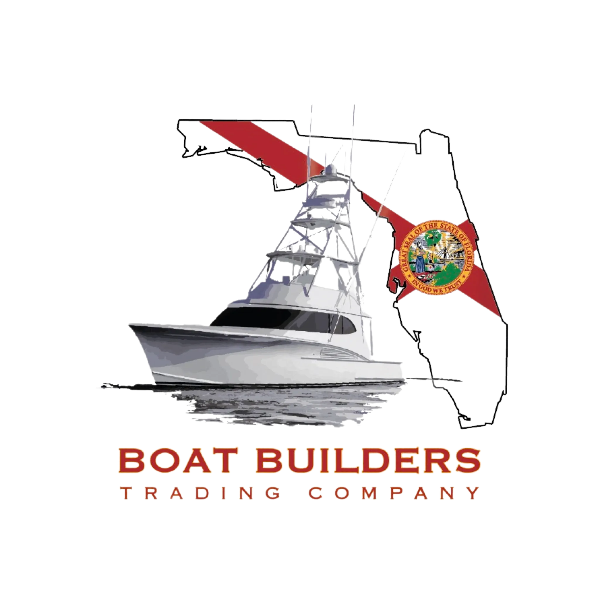 Boat Builders Trading Florida Flag 58' Sportfish - Long sleeve