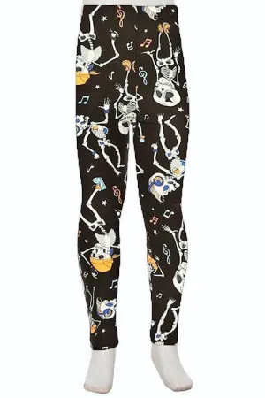 Boogie Fever Kids Skeleton Leggings