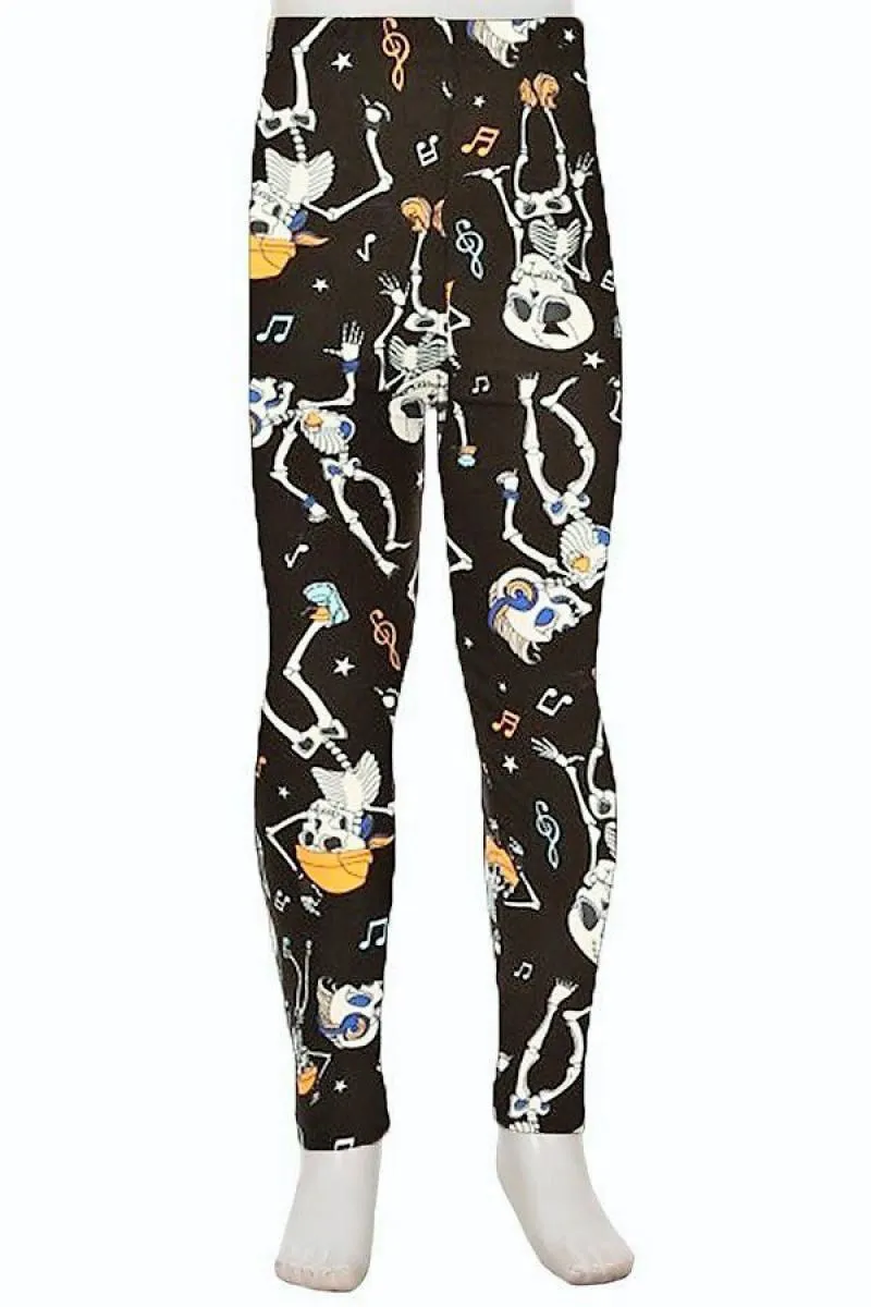 Boogie Fever Kids Skeleton Leggings
