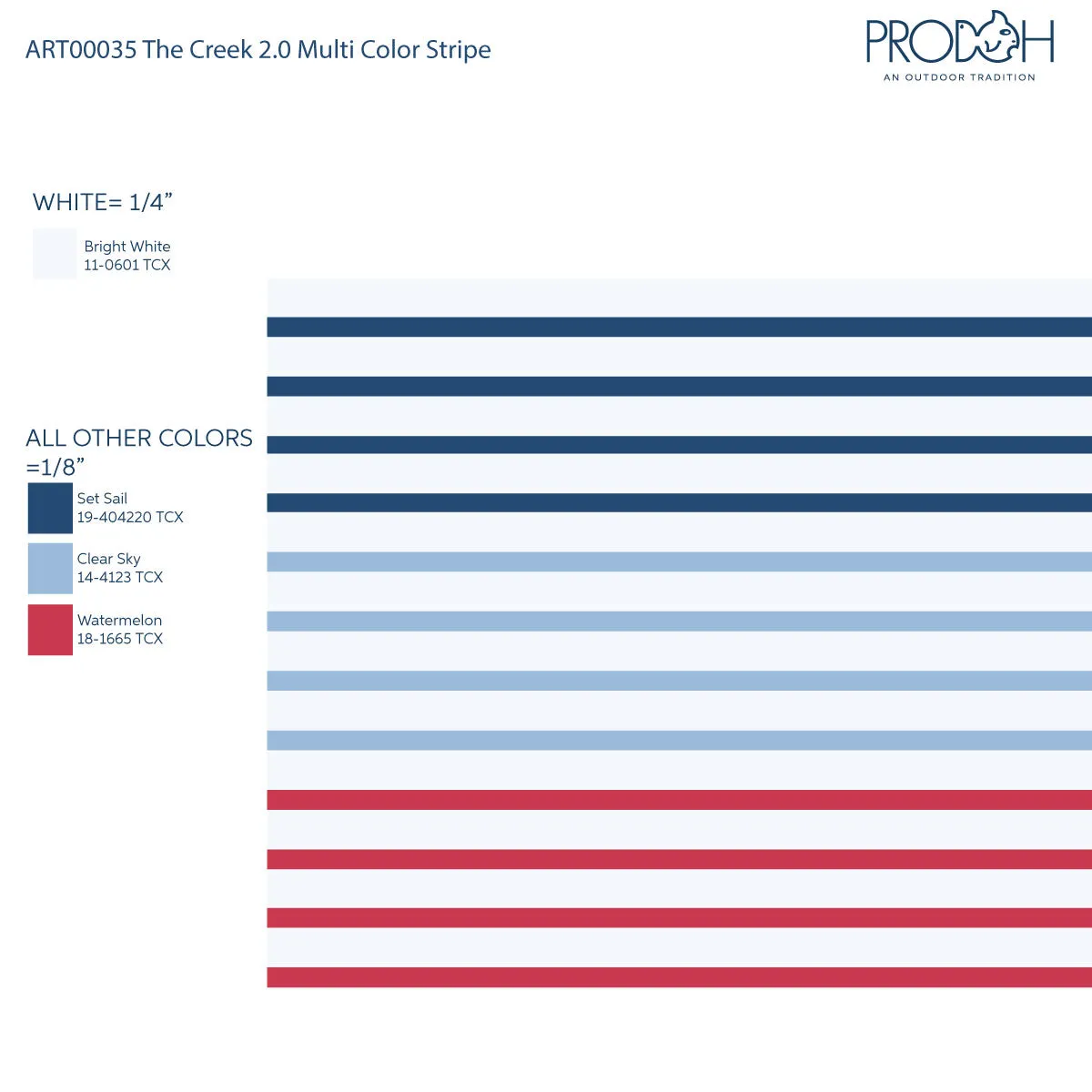 Boys Short Sleeve Pro Performance Polo in Americana Stripe