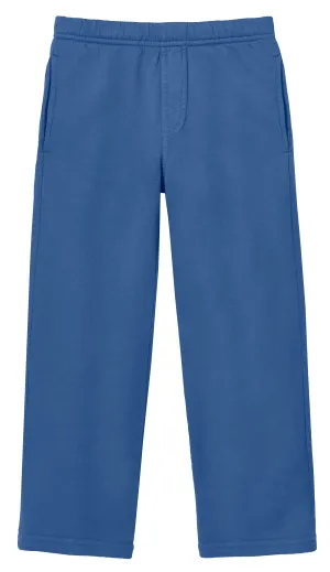Boys Soft Cotton Fleece Straight Leg Pocket Pant | Smurf