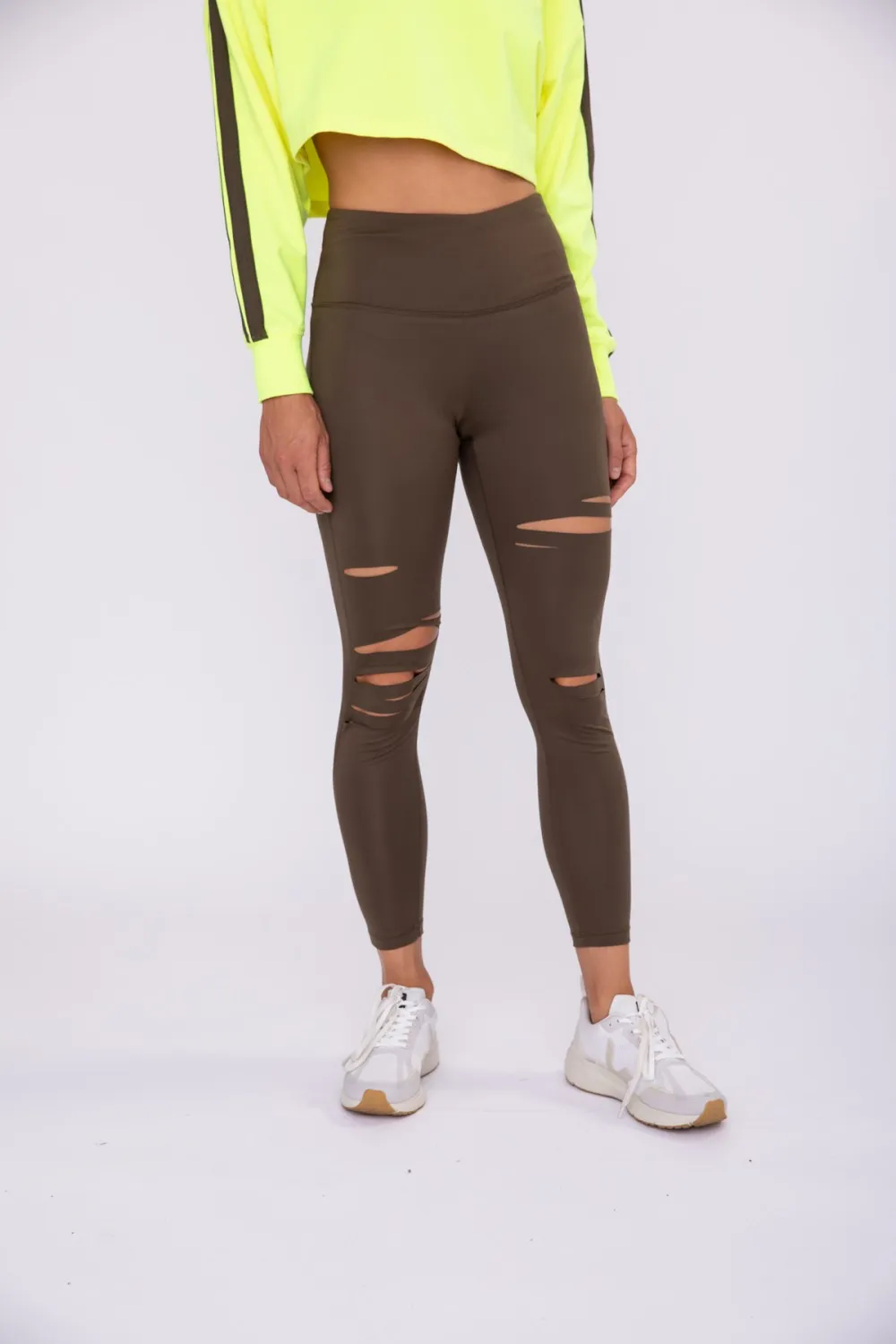 Brandy Laser Cut Highwaist Leggings