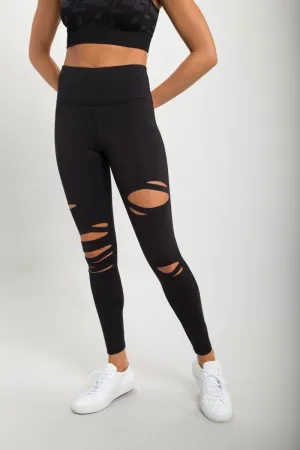 Brandy Laser Cut Highwaist Leggings