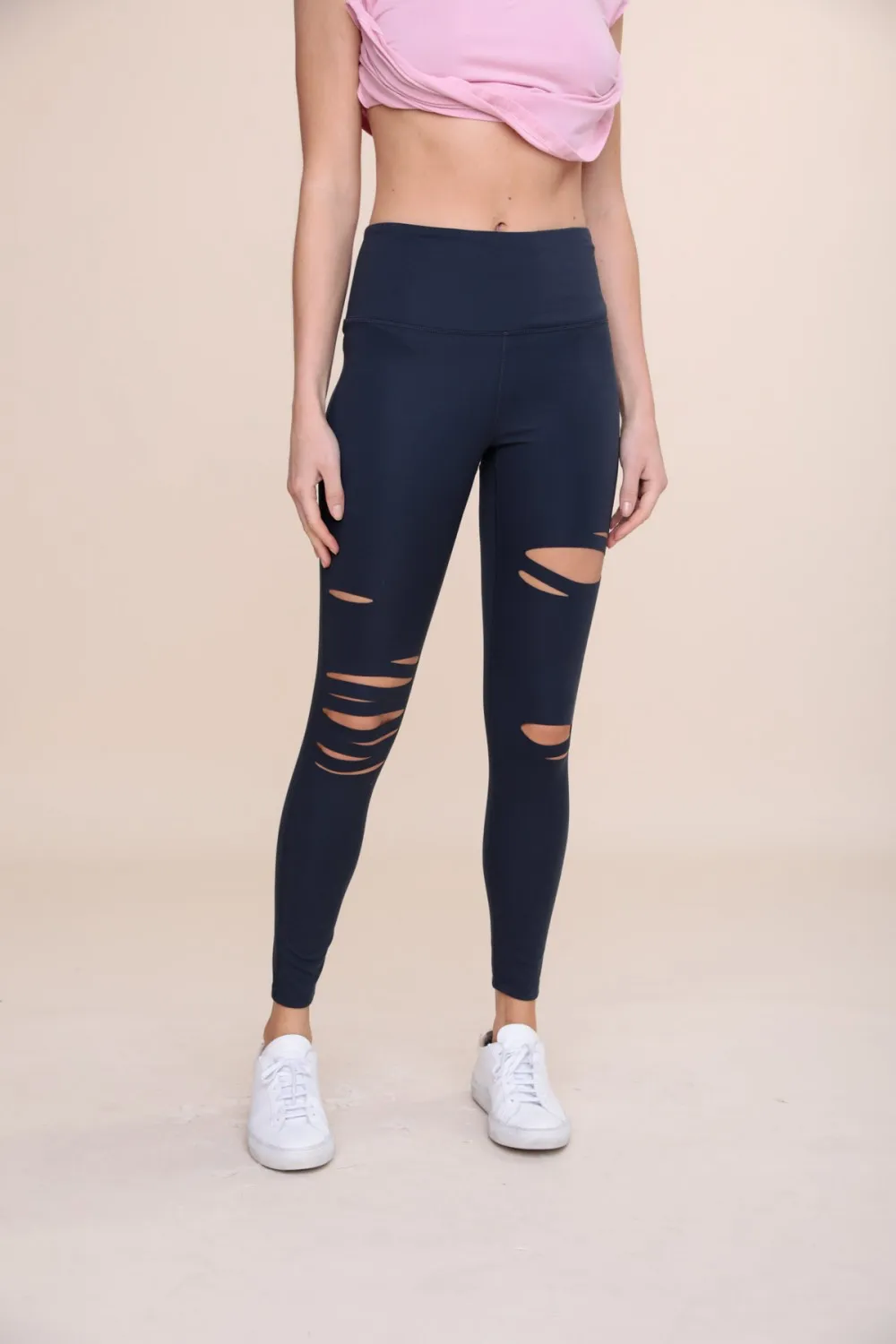 Brandy Laser Cut Highwaist Leggings