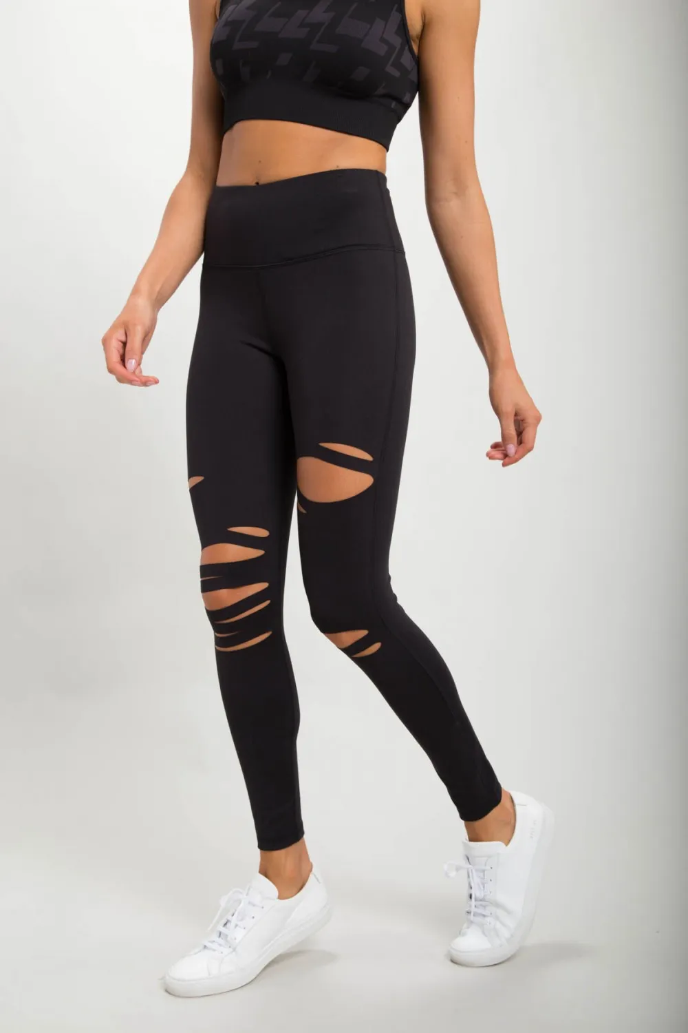 Brandy Laser Cut Highwaist Leggings