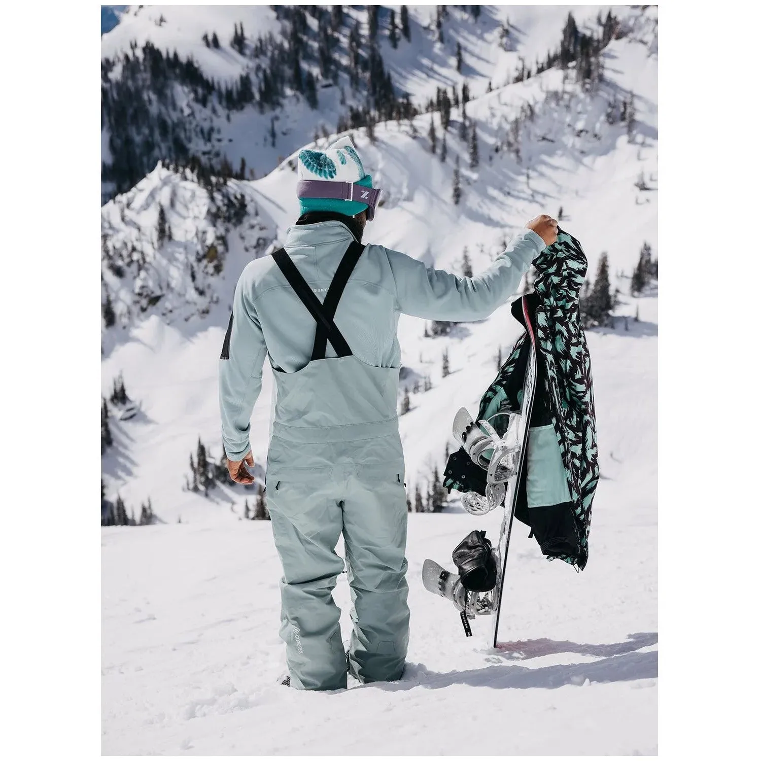 Burton [ak] Cyclic GORE-TEX Bib Pants Mens 2025 Petrol Green