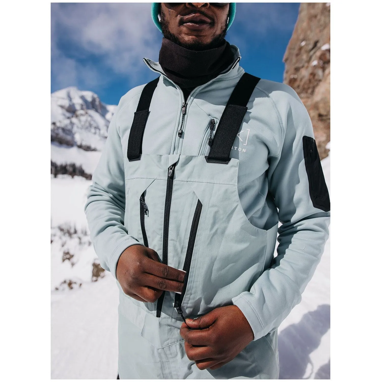 Burton [ak] Cyclic GORE-TEX Bib Pants Mens 2025 Petrol Green