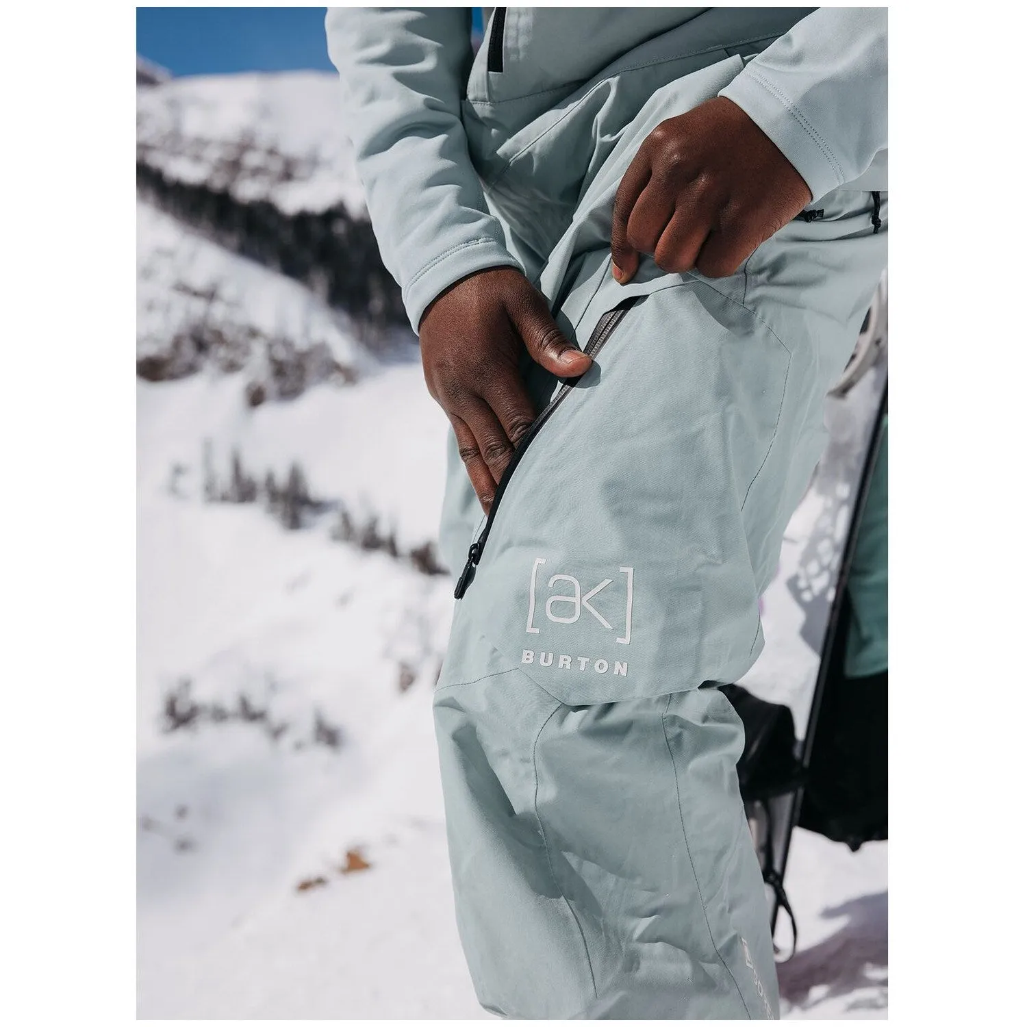 Burton [ak] Cyclic GORE-TEX Bib Pants Mens 2025 Petrol Green