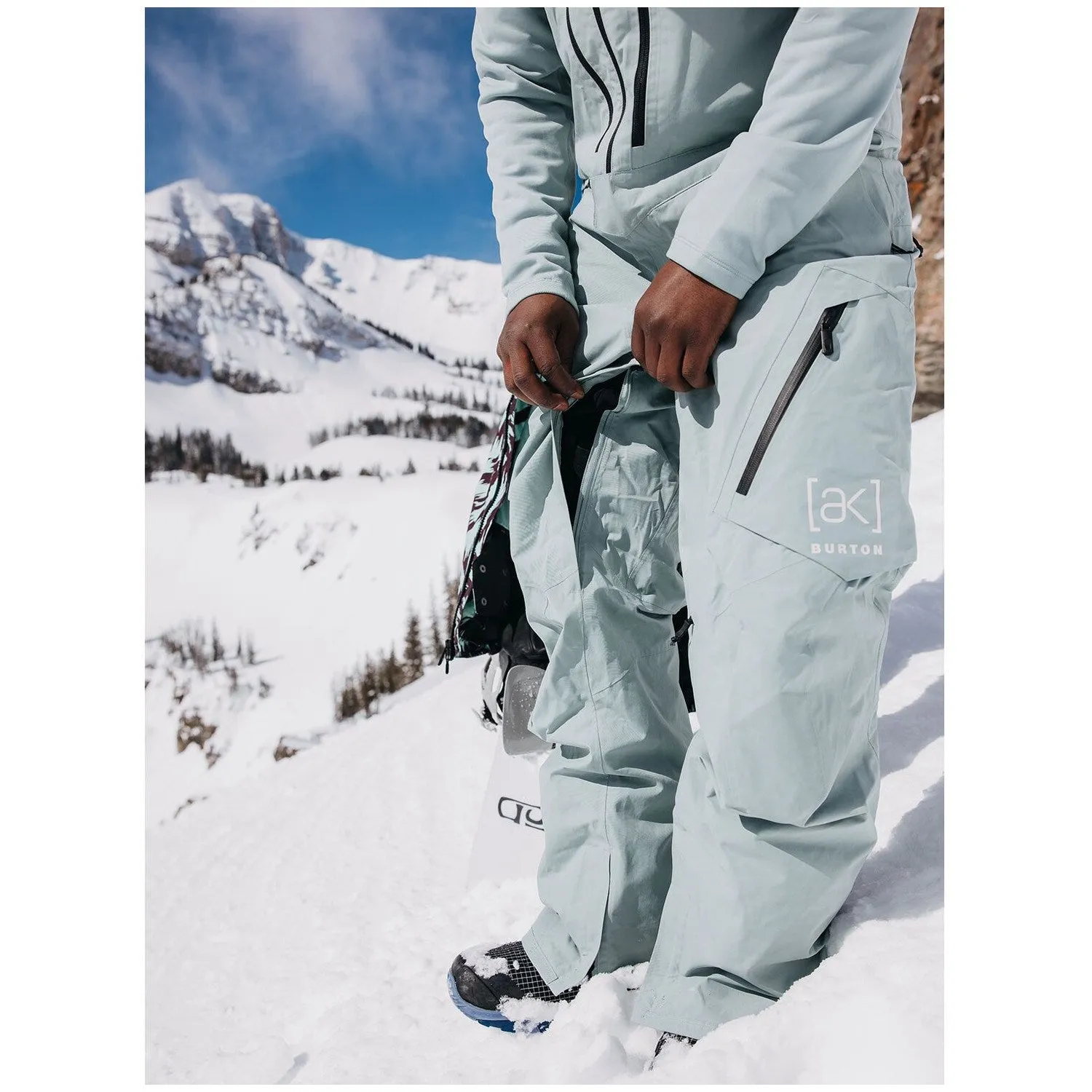 Burton [ak] Cyclic GORE-TEX Bib Pants Mens 2025 Petrol Green