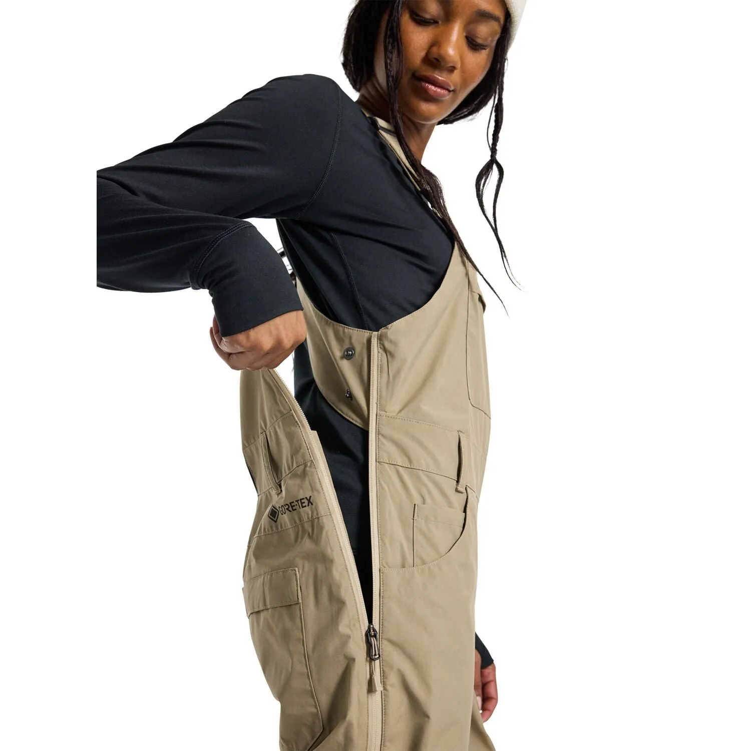 Burton Avalon GORE-TEX Bib Pants Womens 2025 Summit Taupe