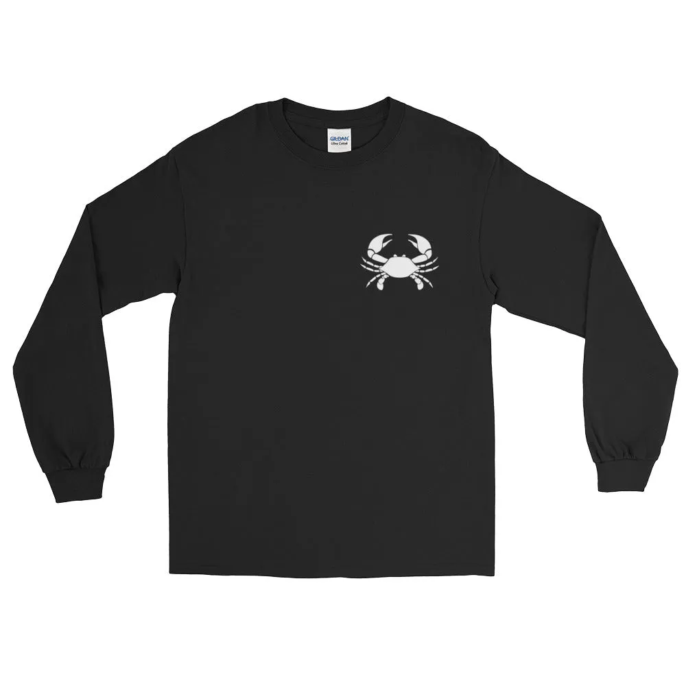 CANCER SHIRT - Zodiac Symbol Design - Long sleeve T Shirt for Men