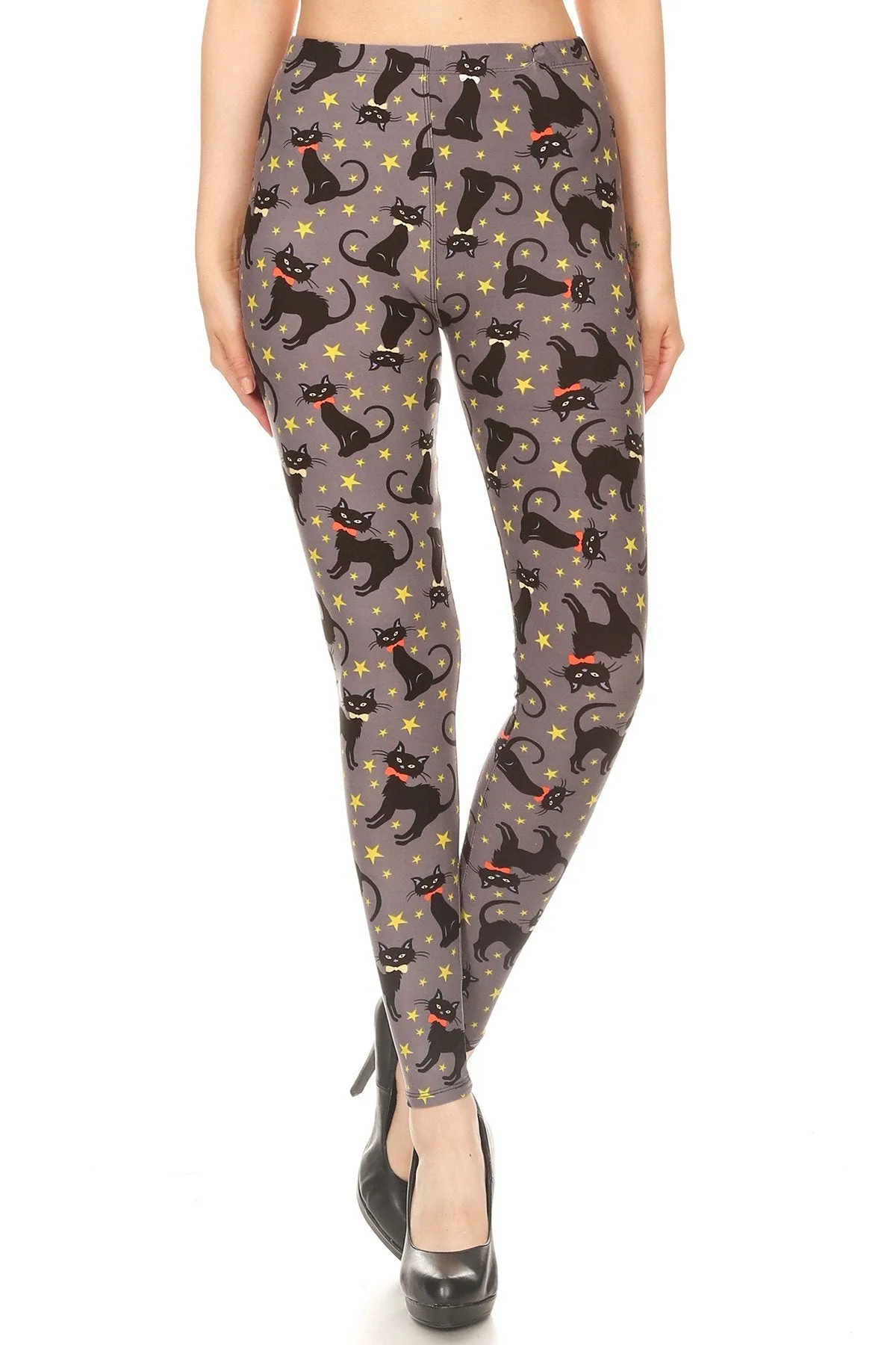 Cat Magic Halloween Leggings