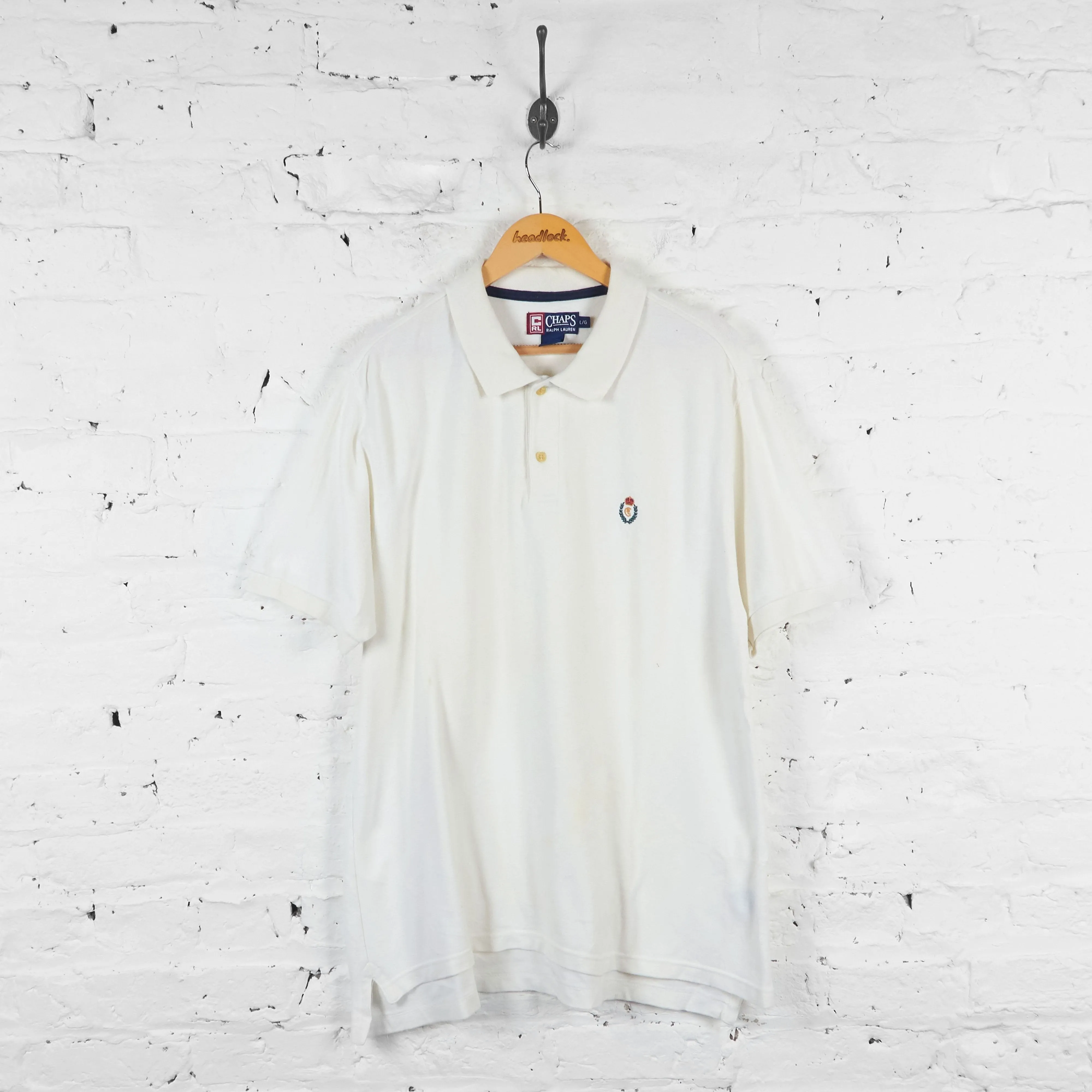 Chaps Ralph Lauren Polo Shirt - White - L