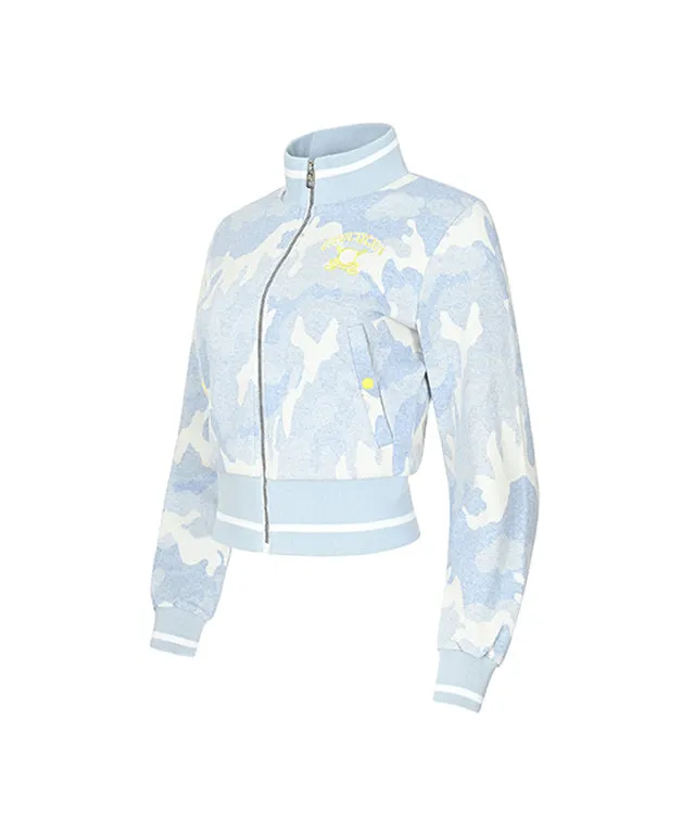 CHUCUCHU Candy Camo Outerwear - Sky Blue