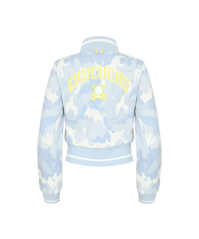 CHUCUCHU Candy Camo Outerwear - Sky Blue