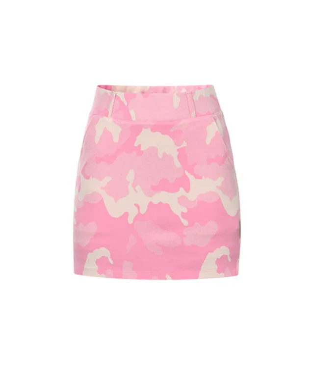 CHUCUCHU Candy Camo Skirt - Pink