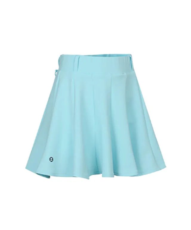 CHUCUCHU Women's Jersey Full Skirt - Sky Blue