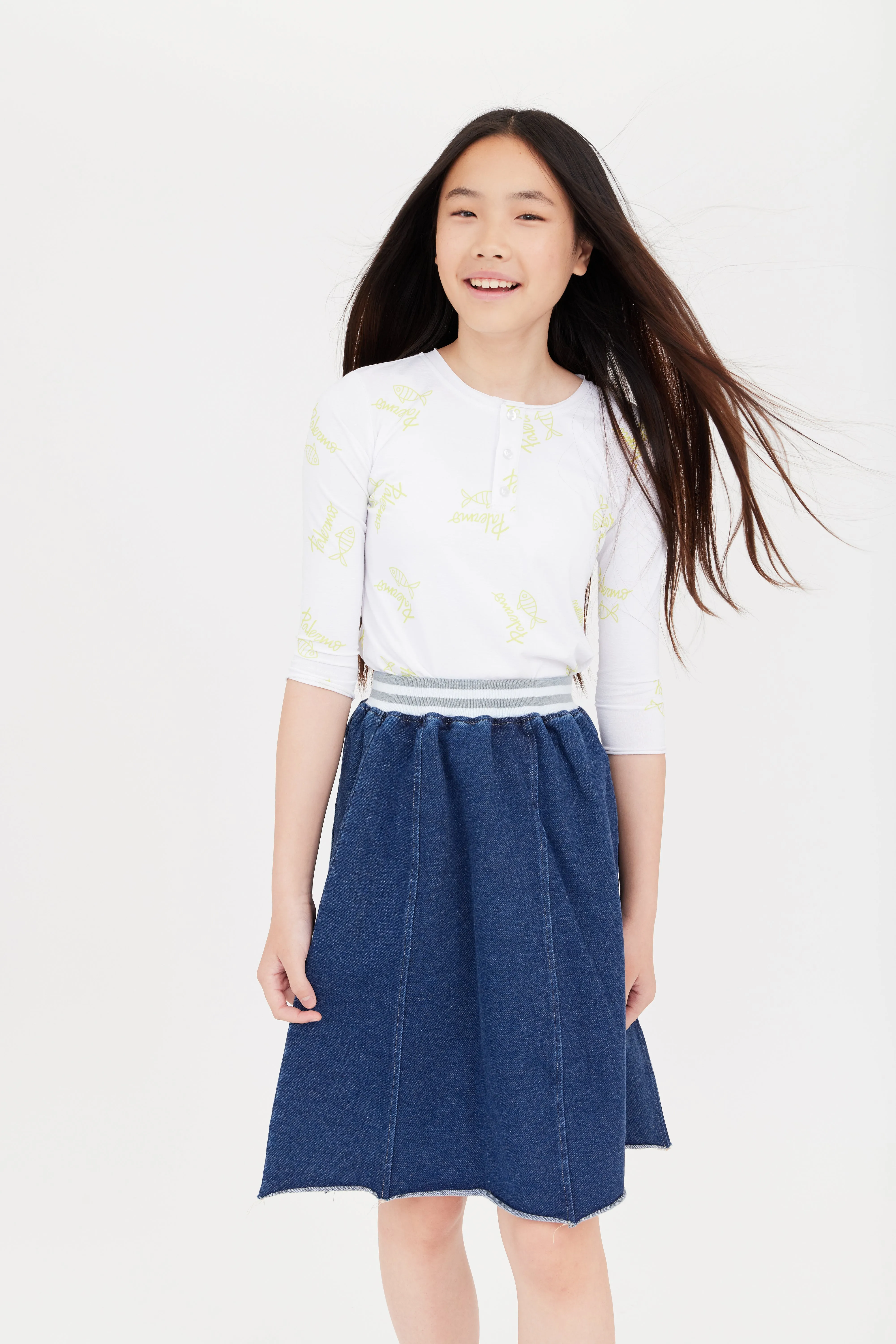 Crew Kids Long Sleeve Palermo Tee