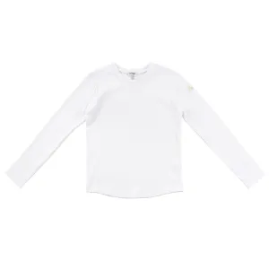 Crew Kids Rib Tee With Yellow Logo