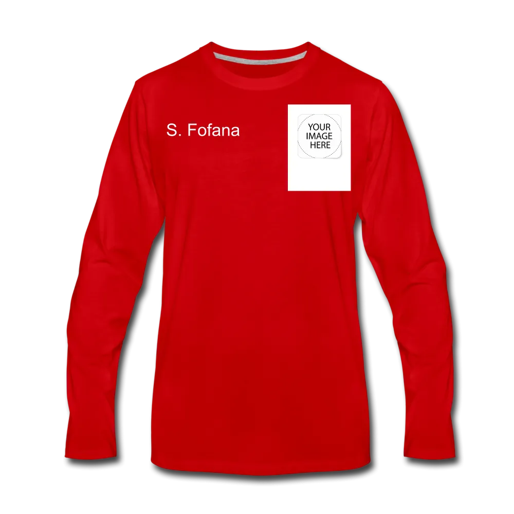 Customize Men's Premium Long Sleeve T-Shirt