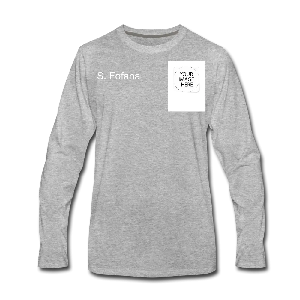Customize Men's Premium Long Sleeve T-Shirt
