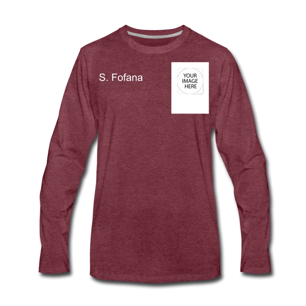 Customize Men's Premium Long Sleeve T-Shirt