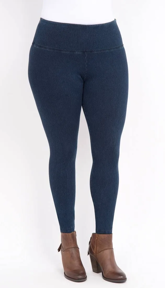 Denim Stretch Legging - Indigo Blue