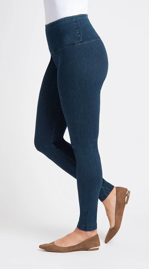 Denim Stretch Legging - Indigo Blue